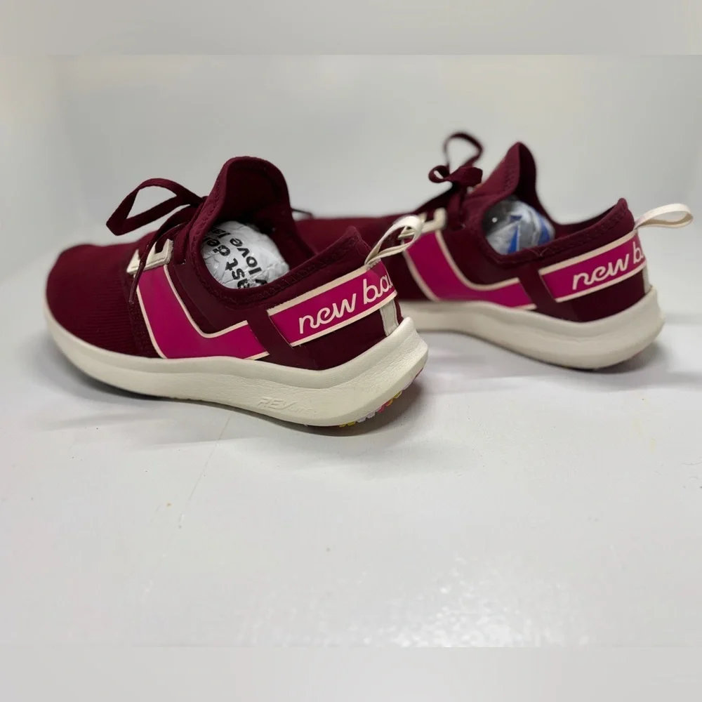 New Balance Nergize Sport Women’s 7.5 Burgundy FuelCore Slip-On Sneakers Lightwe - Picture 5 of 12